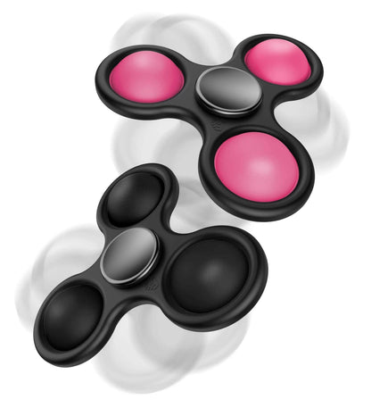 2-Pack: Fidget Spinner Pop It Toy - A-1 Thread Vault