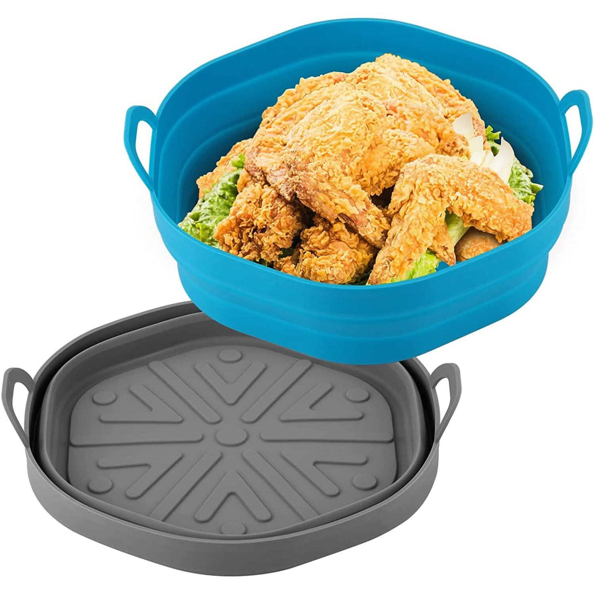 2-Pack: Foldable Silicone Air Fryer Liner - A-1 Thread Vault