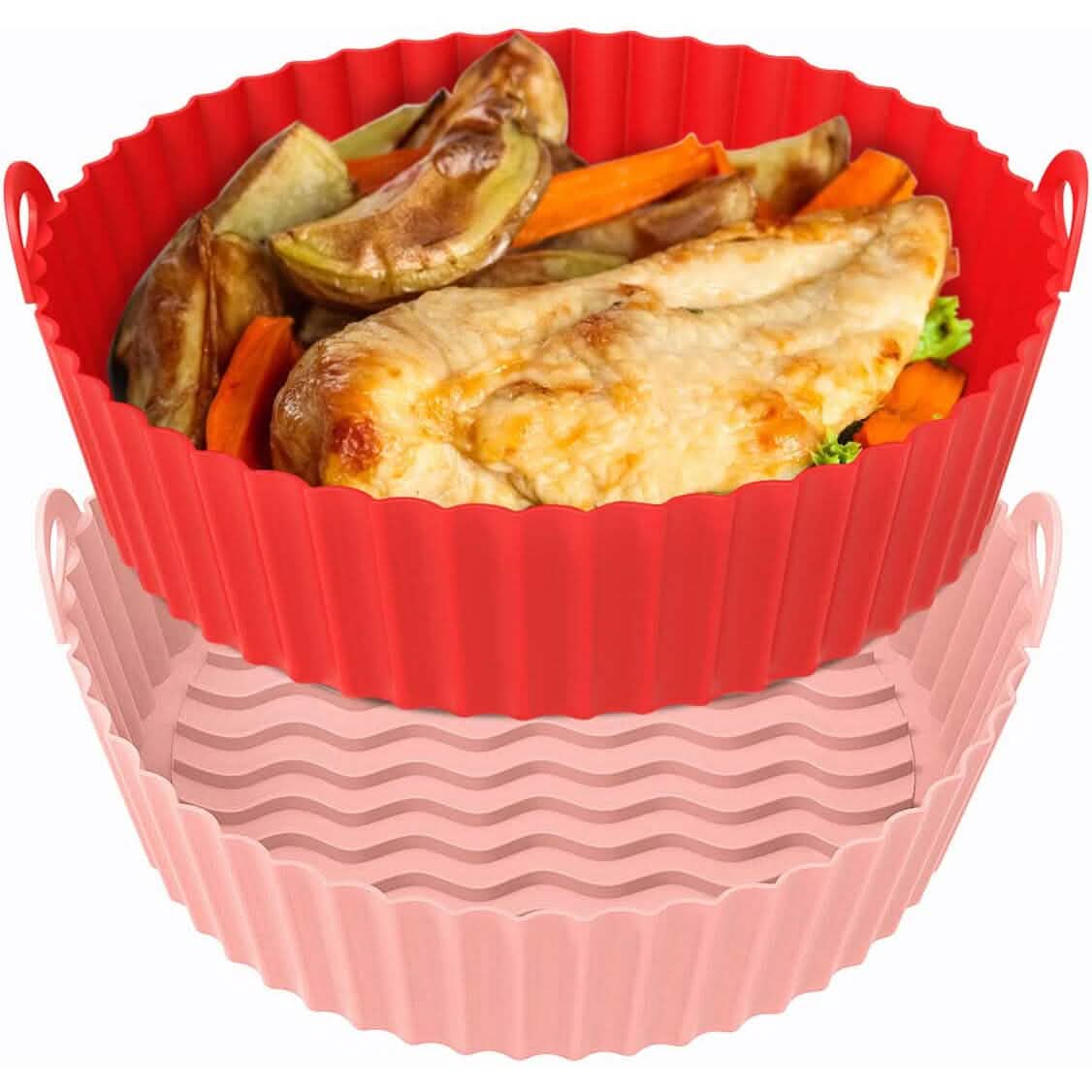 2-Pack: Foldable Silicone Air Fryer Liner - A-1 Thread Vault