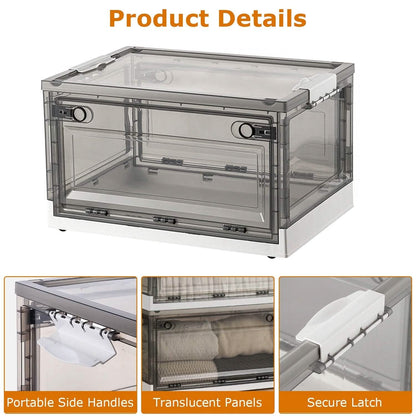 2-Pack: Foldable Storage Bins Collapsible Storage Box Organizer - A-1 Thread Vault