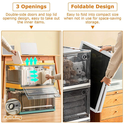 2-Pack: Foldable Storage Bins Collapsible Storage Box Organizer - A-1 Thread Vault