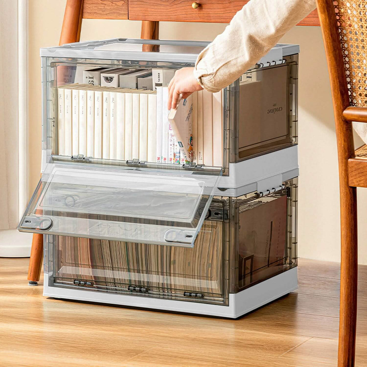 2-Pack: Foldable Storage Bins Collapsible Storage Box Organizer - A-1 Thread Vault