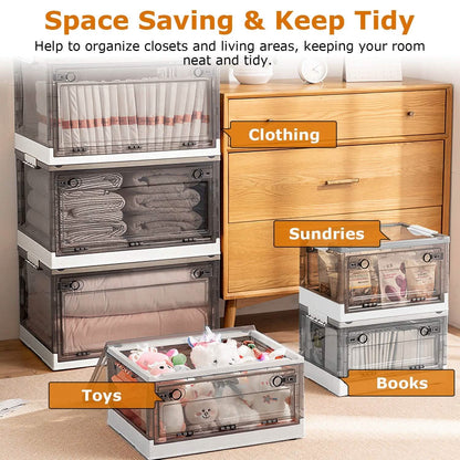 2-Pack: Foldable Storage Bins Collapsible Storage Box Organizer - A-1 Thread Vault