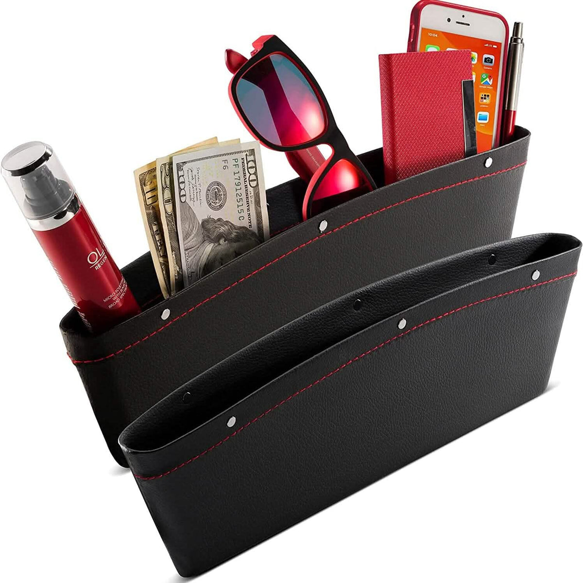 2-Pack: Gap Filler Car Seat Organizer - A-1 Thread Vault