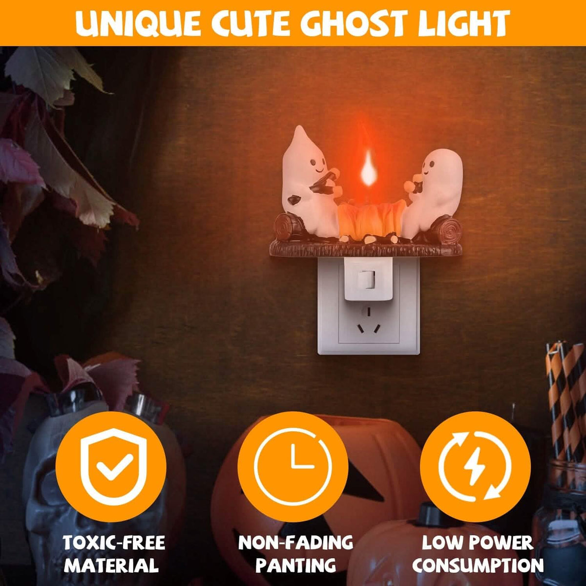 2-Pack: Ghost Campfire Flickering Flame Night - A-1 Thread Vault