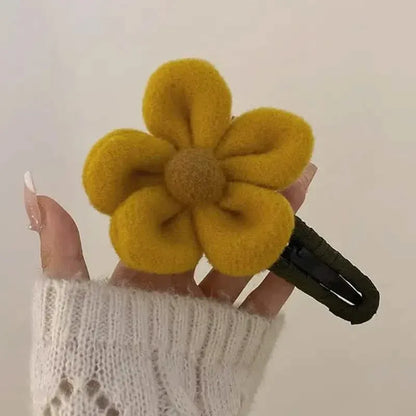 2-Pack: Gorgeous Plush Flower Hairpin - A-1 Thread Vault