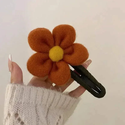 2-Pack: Gorgeous Plush Flower Hairpin - A-1 Thread Vault