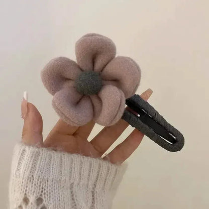 2-Pack: Gorgeous Plush Flower Hairpin - A-1 Thread Vault