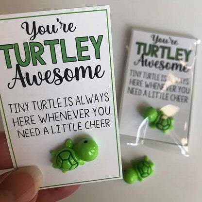 2-Pack: Green Tiny Turtle Good Luck Charm - A-1 Thread Vault