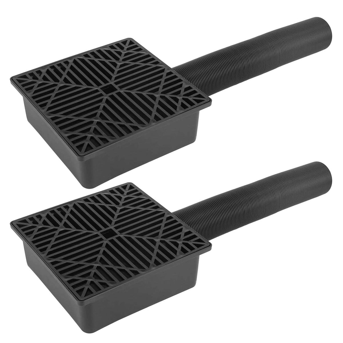 2-Pack: Gutter Downspout Extension Low Profile No Deep Digging Catch - A-1 Thread Vault