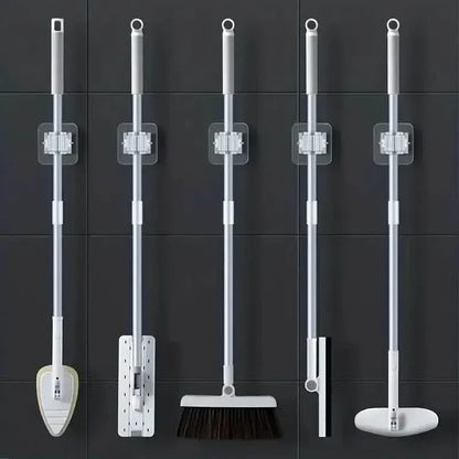 2-Pack: Hanging Mop Storage Rack with Buckle - A-1 Thread Vault
