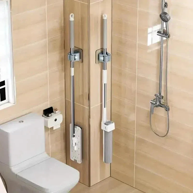 2-Pack: Hanging Mop Storage Rack with Buckle - A-1 Thread Vault