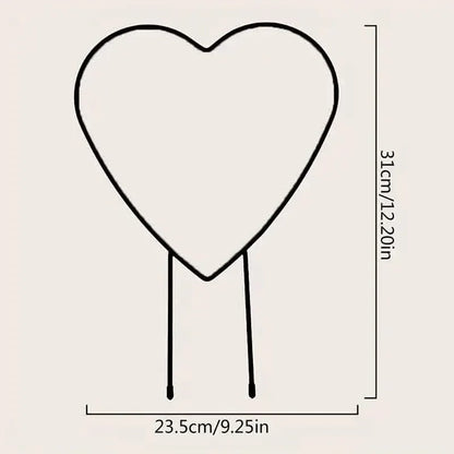 2-Pack: Heart-Shaped Plant Support Stake - A-1 Thread Vault