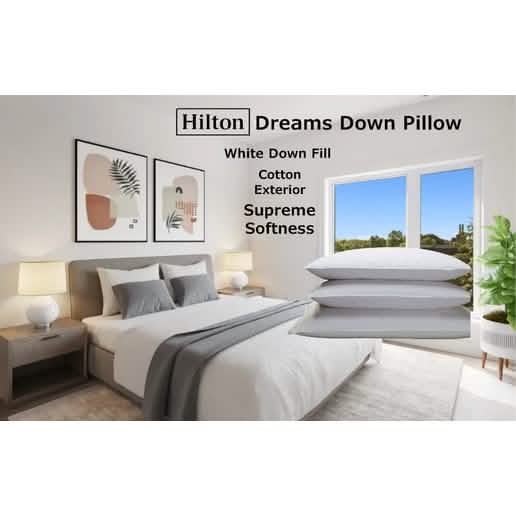 2-Pack: Hilton Hotel & Resort Collection Down-Alternative Pillow - A-1 Thread Vault