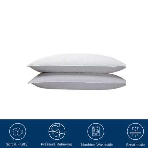 2-Pack: Hilton Hotel & Resort Collection Down-Alternative Pillow - A-1 Thread Vault