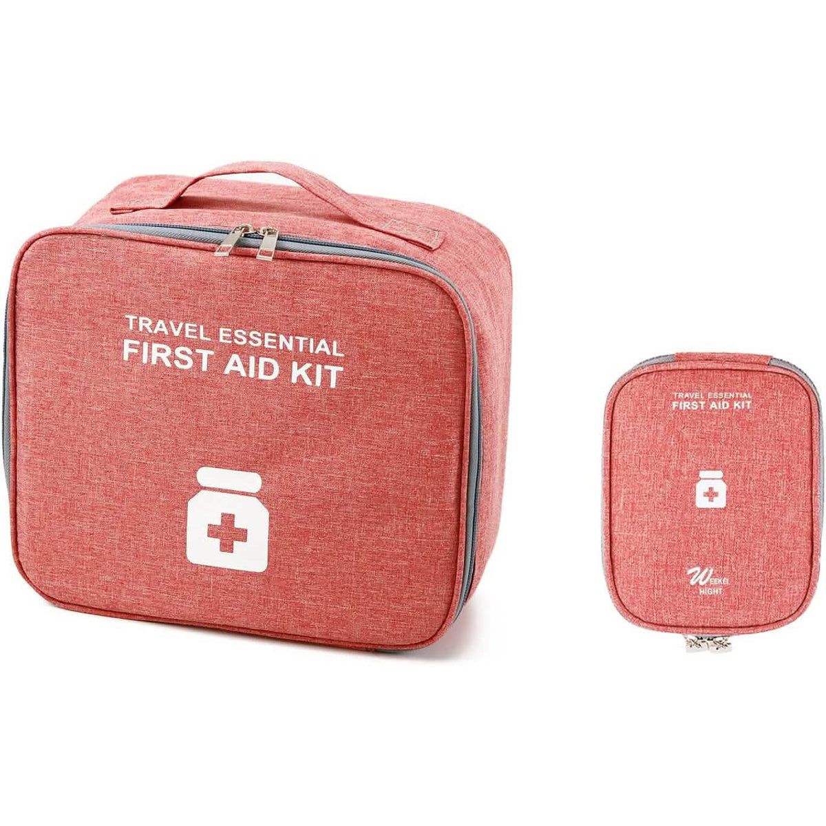 2-Pack: Household Medical Storage Bag with Outdoor Camping First Aid Kit Pill Case - A-1 Thread Vault