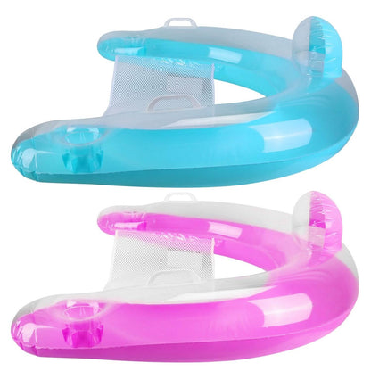 2-Pack: Inflatable Float Pool Chair with Cup Holder Arm Rest - A-1 Thread Vault