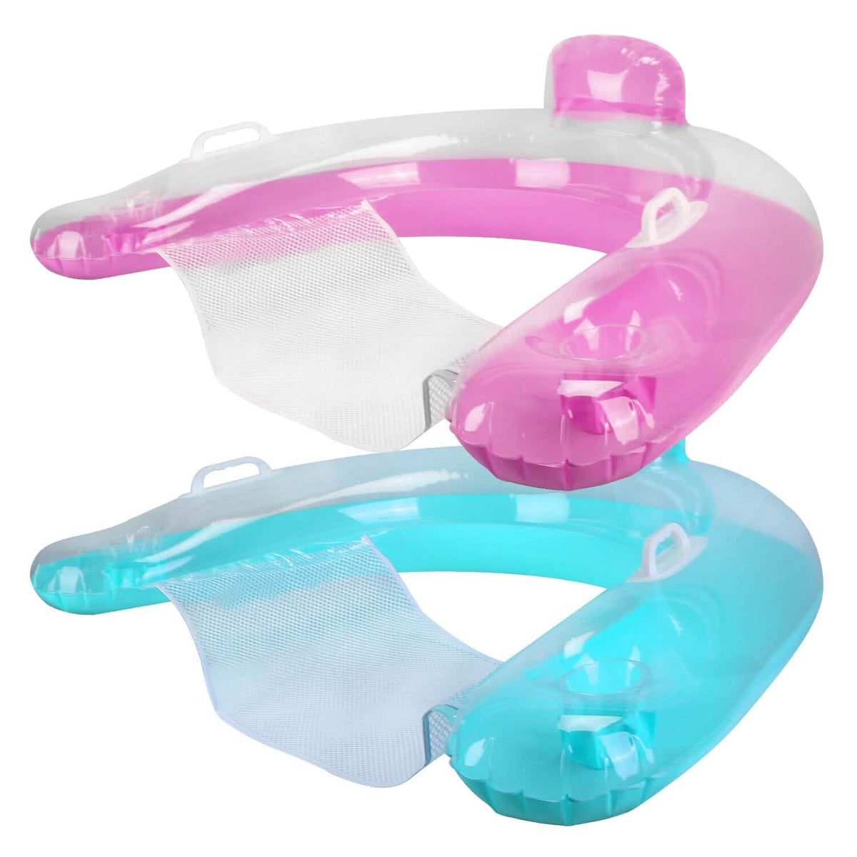 2-Pack: Inflatable Float Pool Chair with Cup Holder Arm Rest - A-1 Thread Vault