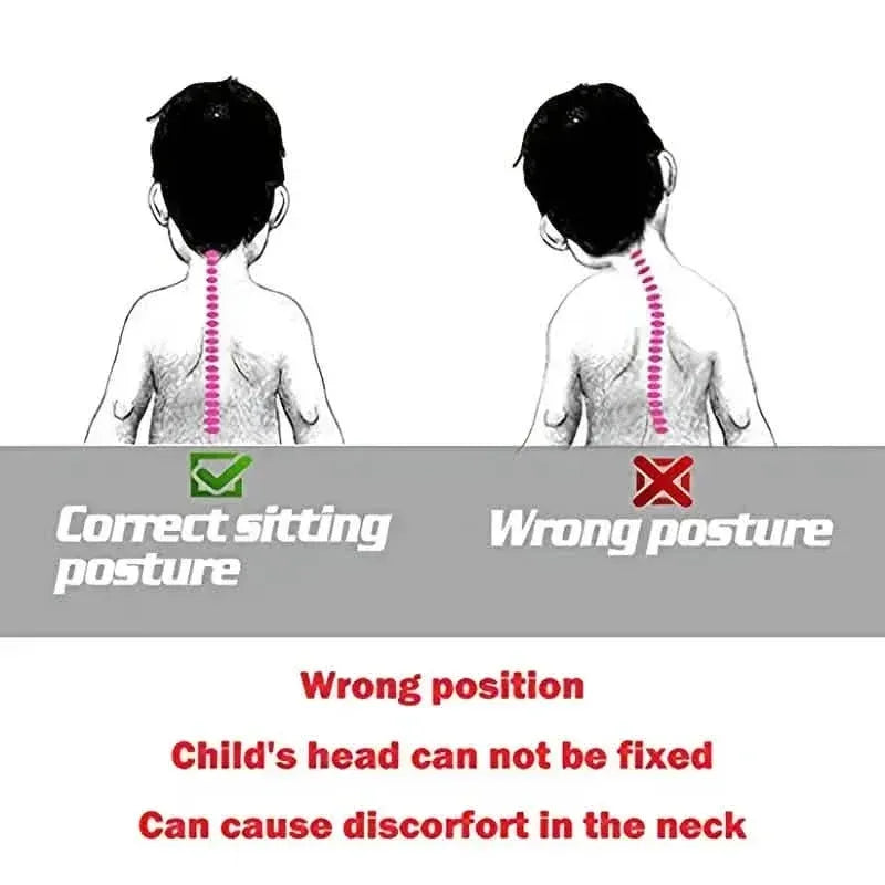 2-Pack: Kids Safety Head Support Band and Toddler Car Seat Neck Relief - A-1 Thread Vault