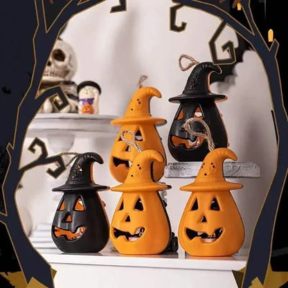2-Pack: LED Lamp Halloween Pumpkin Light - A-1 Thread Vault
