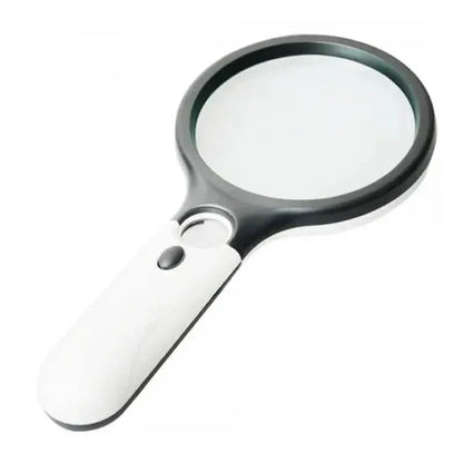 2-Pack: LED Light 45x Magnifying Glass Lens Mini Pocket Handheld Microscope - A-1 Thread Vault