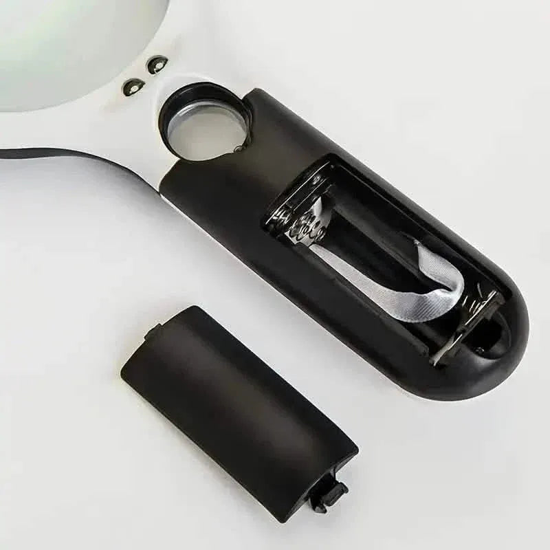 2-Pack: LED Light 45x Magnifying Glass Lens Mini Pocket Handheld Microscope - A-1 Thread Vault