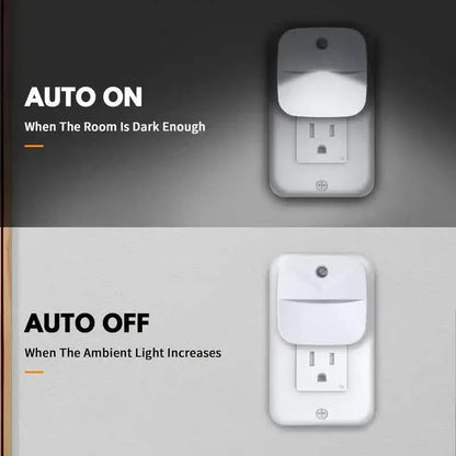 2-Pack: LED Night Light, Night Lights Plug Into Wall With Dusk-to-Dawn Sensors - A-1 Thread Vault