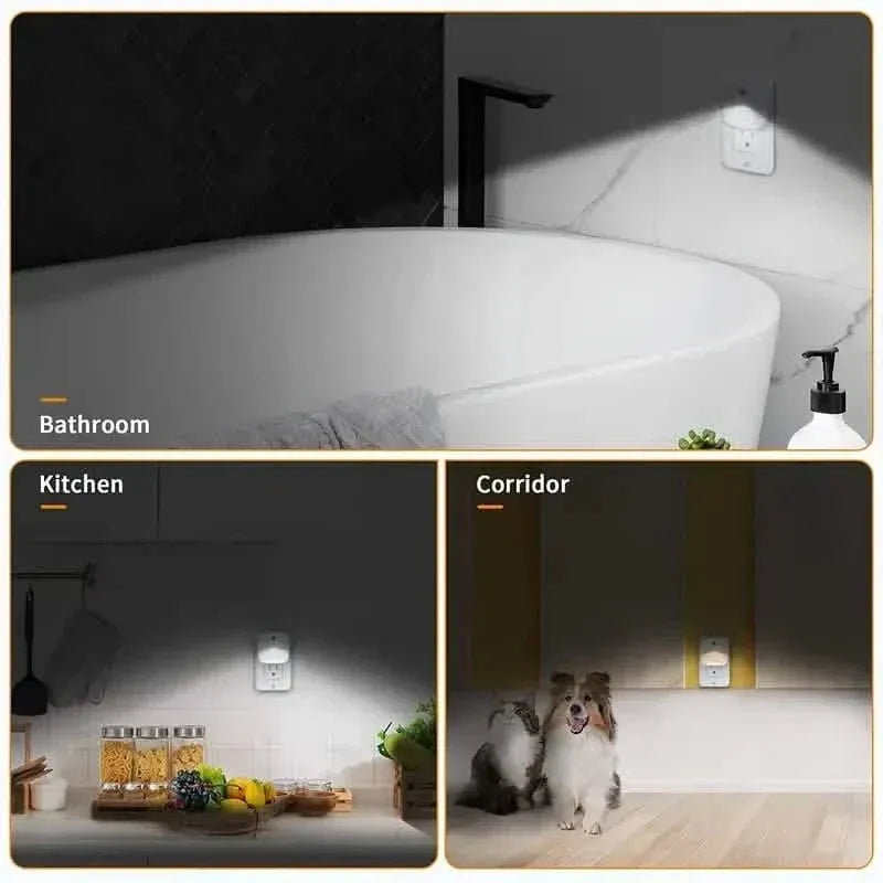 2-Pack: LED Night Light, Night Lights Plug Into Wall With Dusk-to-Dawn Sensors - A-1 Thread Vault