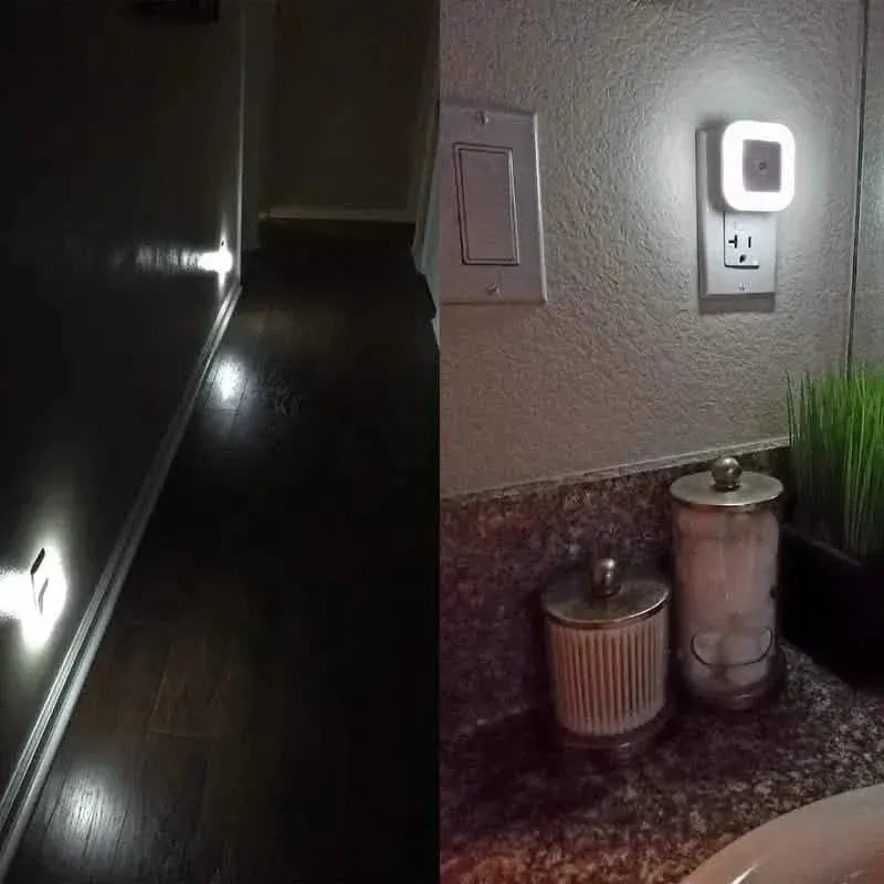 2-Pack: LED Night Light, Plug-in Wall Sconce with Auto Dusk to Dawn Sensor - A-1 Thread Vault