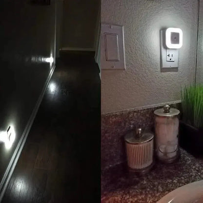 2-Pack: LED Night Light, Plug-in Wall Sconce with Auto Dusk to Dawn Sensor - A-1 Thread Vault