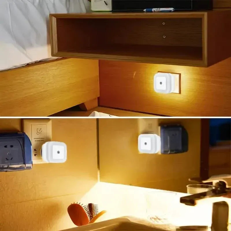 2-Pack: LED Night Light, Plug-in Wall Sconce with Auto Dusk to Dawn Sensor - A-1 Thread Vault