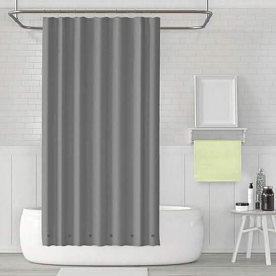2-Pack: Magnetic Mildew Resistant Solid Vinyl Shower Curtain Liners - A-1 Thread Vault