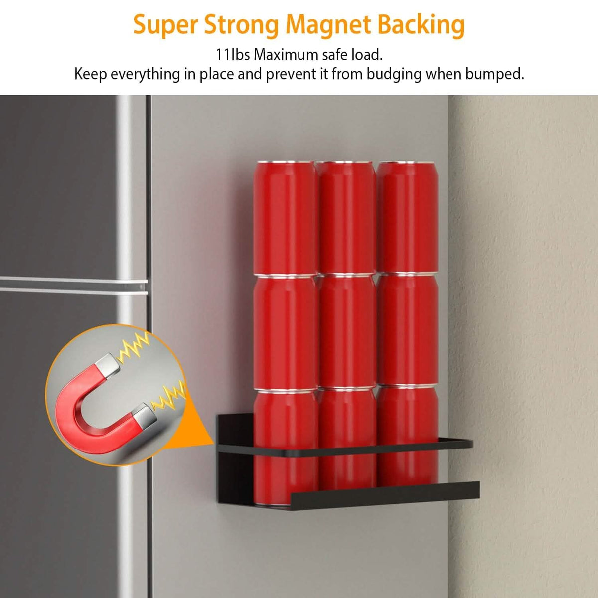 2-Pack: Magnetic Spice Holder Rack Organizer - A-1 Thread Vault