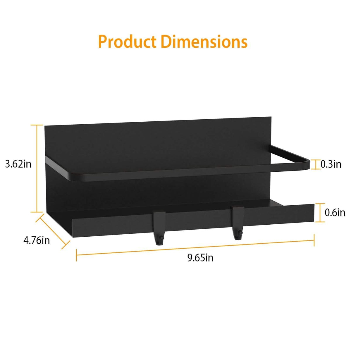 2-Pack: Magnetic Spice Holder Rack Organizer - A-1 Thread Vault