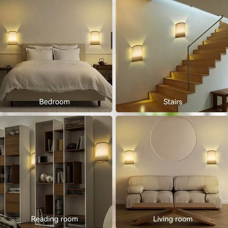 2-Pack: Magnetic Wireless Wall Sconce Lighting - A-1 Thread Vault