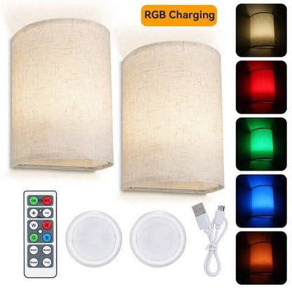 2-Pack: Magnetic Wireless Wall Sconce Lighting - A-1 Thread Vault