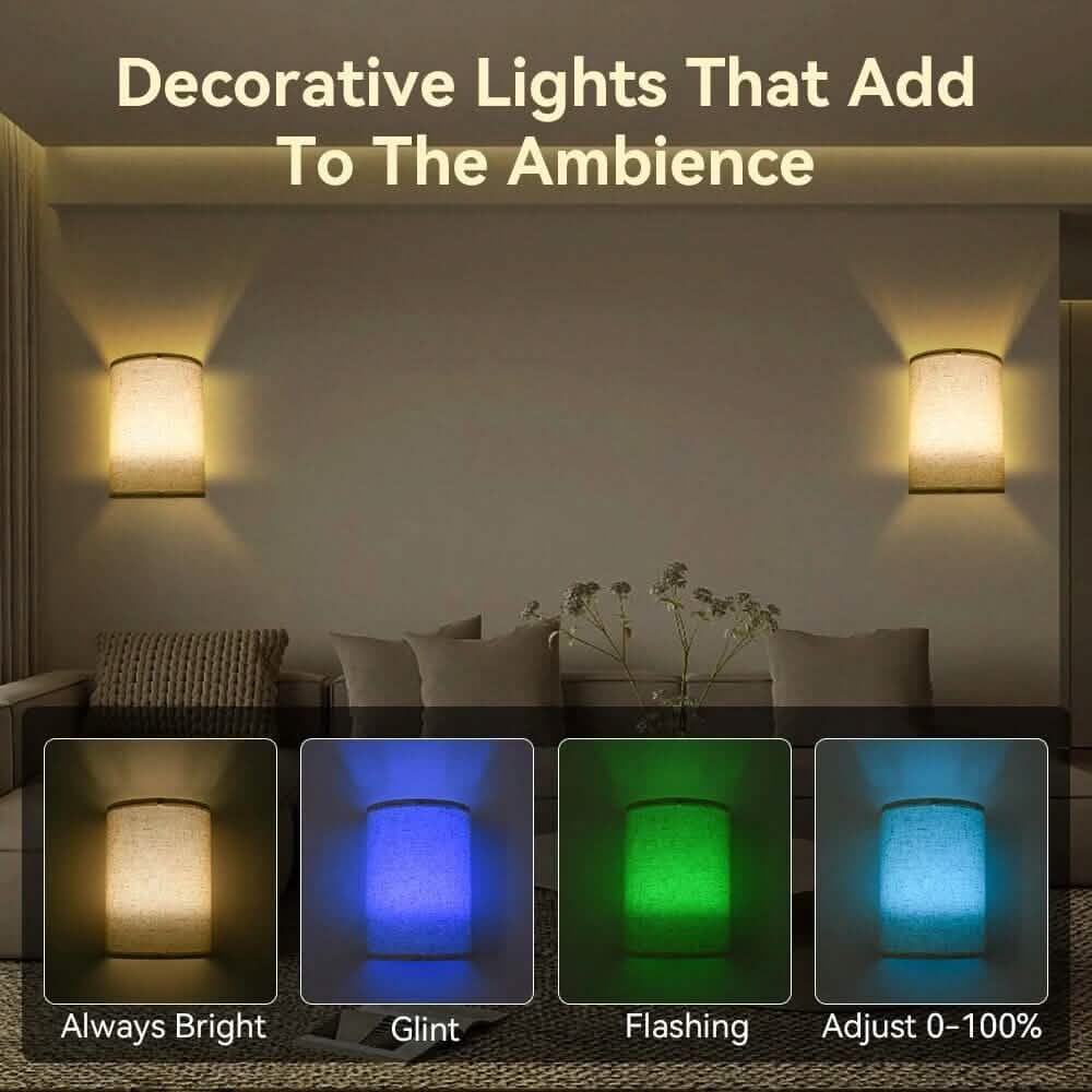 2-Pack: Magnetic Wireless Wall Sconce Lighting - A-1 Thread Vault