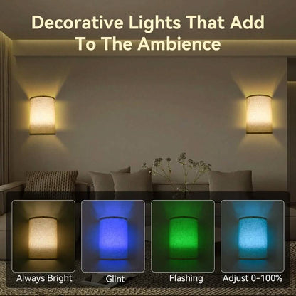 2-Pack: Magnetic Wireless Wall Sconce Lighting - A-1 Thread Vault