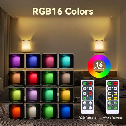2-Pack: Magnetic Wireless Wall Sconce Lighting - A-1 Thread Vault