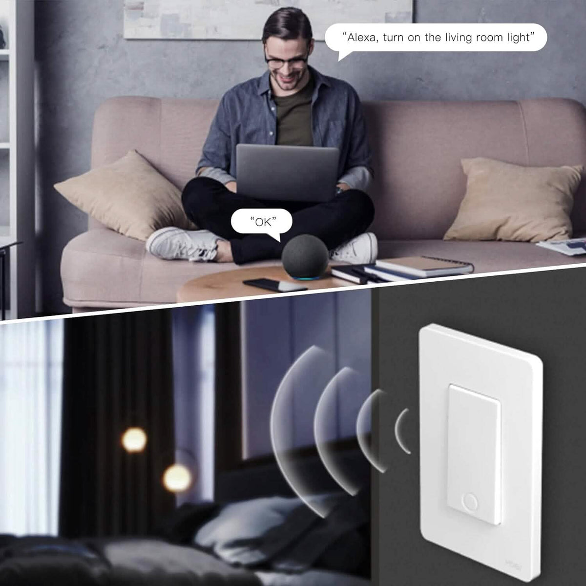 2-Pack: MOES 3 Way Smart Light Switch 2nd Generation (Refurbished) - A-1 Thread Vault