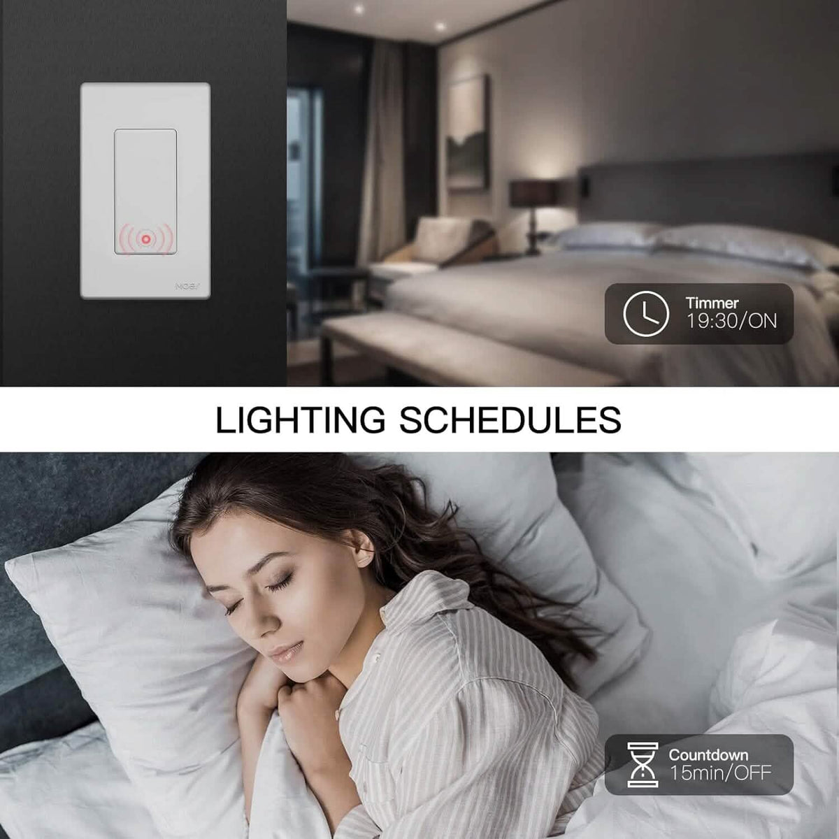 2-Pack: MOES 3 Way Smart Light Switch 2nd Generation (Refurbished) - A-1 Thread Vault