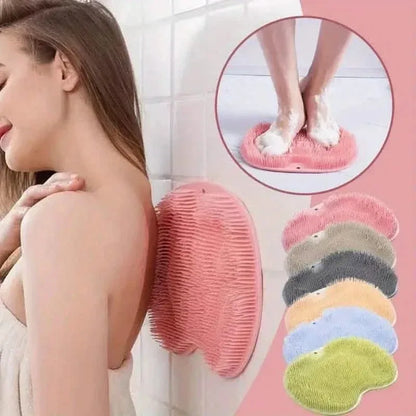 2-Pack: Non-Slip Foot & Back Scrubber with Exfoliating Cushion - A-1 Thread Vault