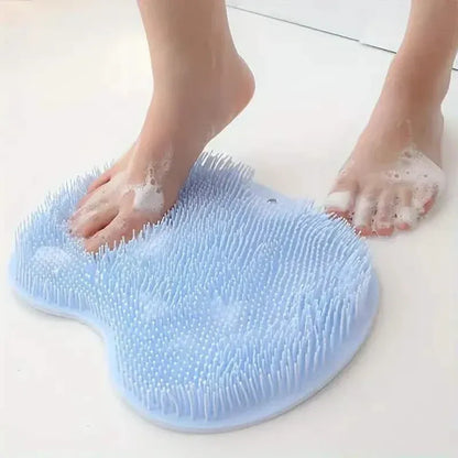 2-Pack: Non-Slip Foot & Back Scrubber with Exfoliating Cushion - A-1 Thread Vault