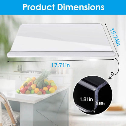 2-Pack: Non-Slip Transparent Countertop Cutting Board Kitchen Countertop Protector - A-1 Thread Vault