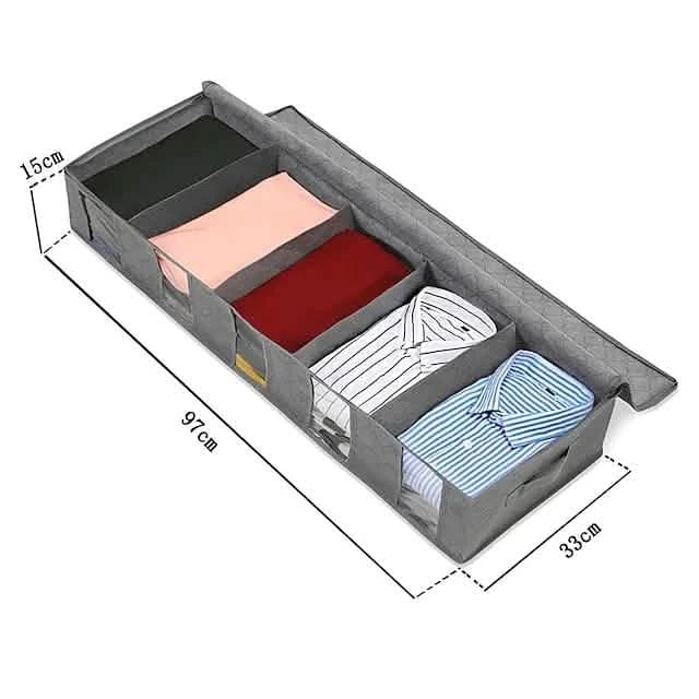 2-Pack: Non-Woven Bed Bottom Storage Bag - A-1 Thread Vault