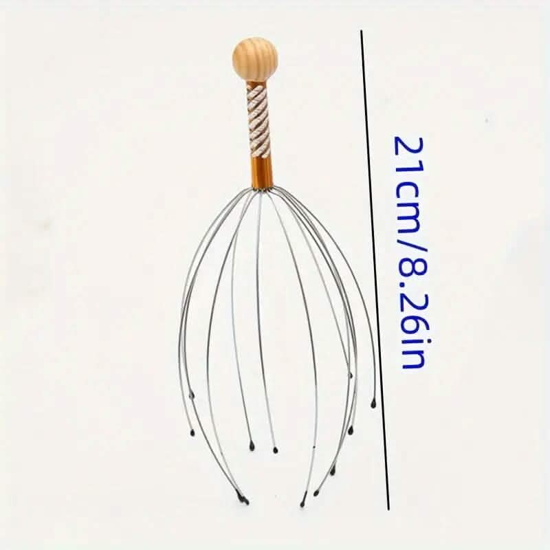 2-Pack: Octopus Head Scalp Relaxation Metal Massager - A-1 Thread Vault