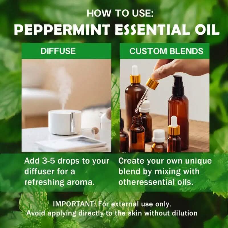 2-Pack: Peppermint Premium Quality Essential Oil - A-1 Thread Vault