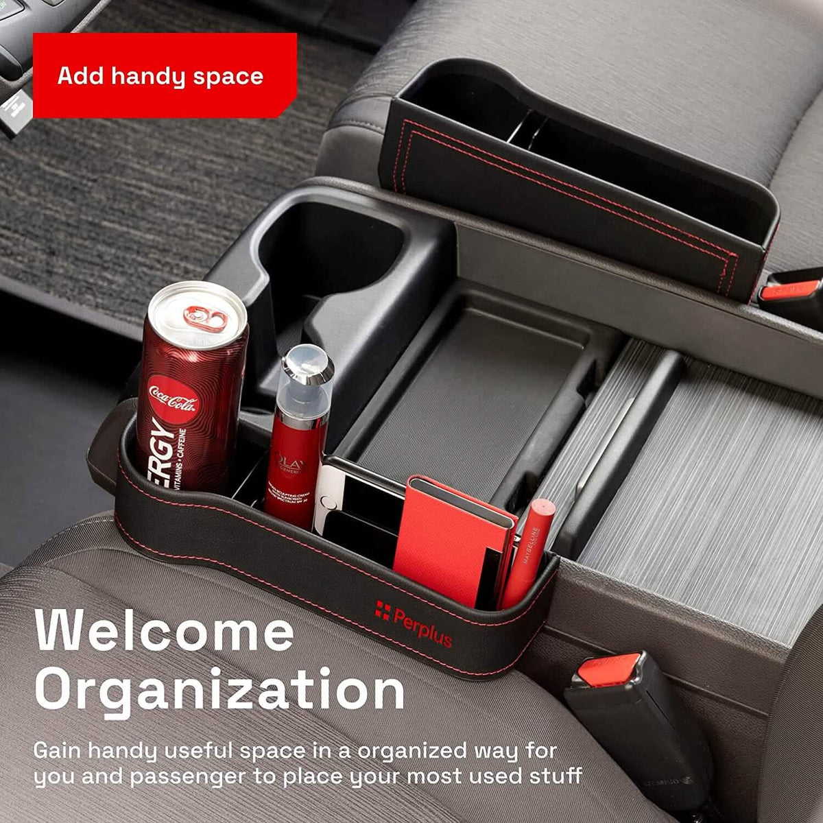 2-Pack: PerPlus Car Seat Gap Filler Organizer - A-1 Thread Vault
