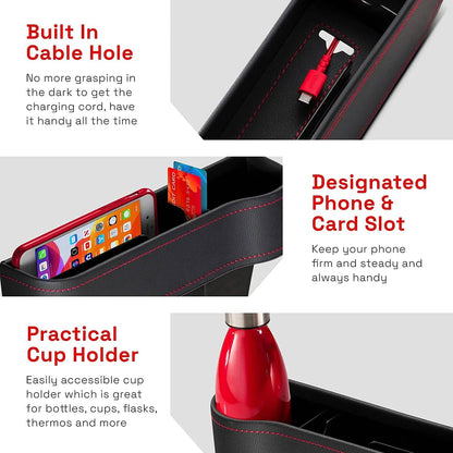 2-Pack: PerPlus Car Seat Gap Filler Organizer - A-1 Thread Vault