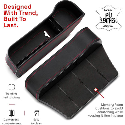 2-Pack: PerPlus Car Seat Gap Filler Organizer - A-1 Thread Vault